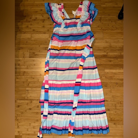 Maxi Anthropologie Colorful Striped Dress - Picture 2 of 3